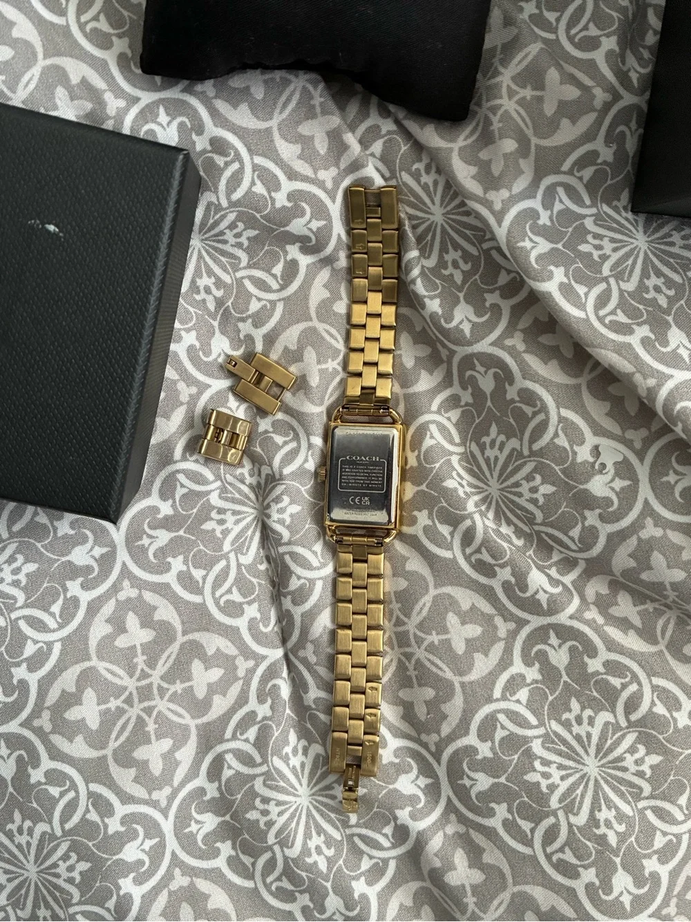 Coach gold watch